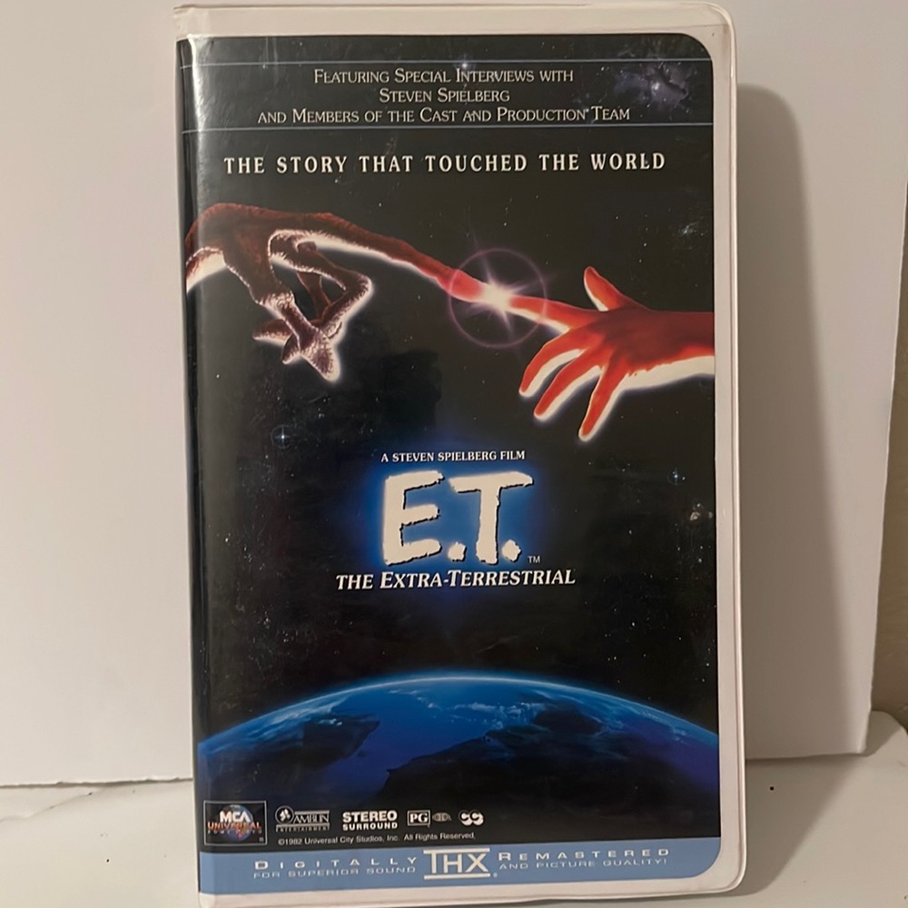 1982 E.T. VHS Movie